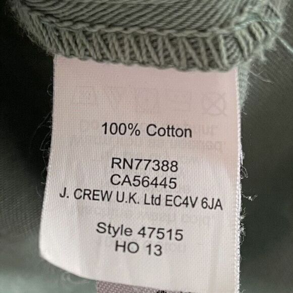 MADEWELL Womens Tomboy Work Shirt Sz S EUC Green Button-Up 100% Cotton 47515 - Picture 12 of 13